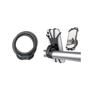 Master Lock Cable Lock, Motorcycle Handlebar