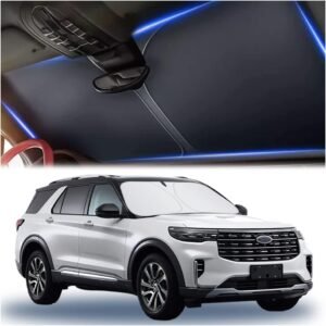 240T Thickened Automotive Glass Sunshade and Comes with Storage Bag
