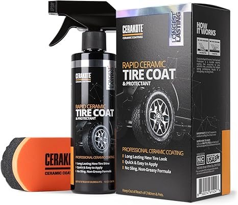 CERAKOTE Rapid Ceramic Tire Coat – Showroom New Tire Shine