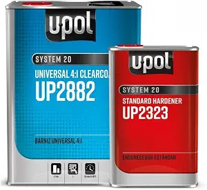 U-Pol 2882-Kit-STD U-POL Overall Clear Urethane Clearcoat Universal Clear 4:1