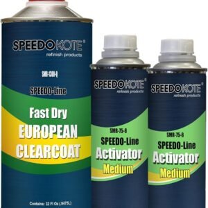 Speedokote Fast Cure High Gloss Euro Clear, quart Kit with Medium Activator, SMR-1300/75-Q$49.0$49.0