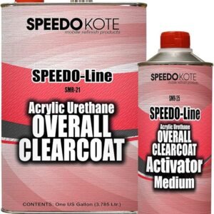 Speedokote Automotive High Gloss Clear Coat Urethane, SMR-21/25 4:1